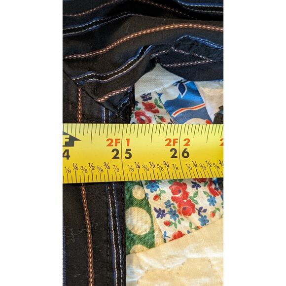 Vintage Larry Mahon Cowboy Collection Black Stripe Western Shirt Mens Sz XL - Picture 8 of 8